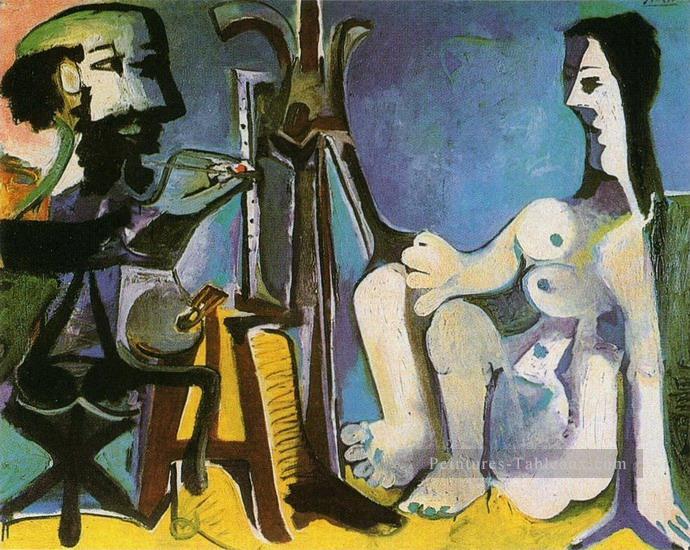 L’artiste et son modèle L artiste et son modèle 1926 cubiste Peintures à l'huile